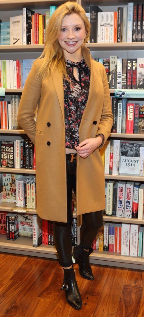 Marian Power at the launch of Ryan Tubridy's book 'Patrick and the President' Illustratred by PJ Lynch at Dubray Books in Grafton Street, Dublin (Picture by Brian McEvoy).