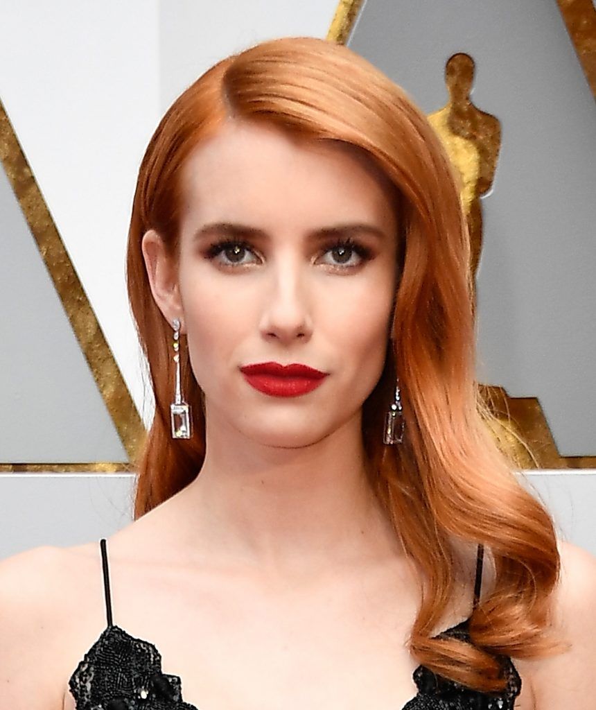 Actor Emma Roberts attends the 89th Annual Academy Awards at Hollywood & Highland Center on February 26, 2017 in Hollywood, California.  (Photo by Frazer Harrison/Getty Images)