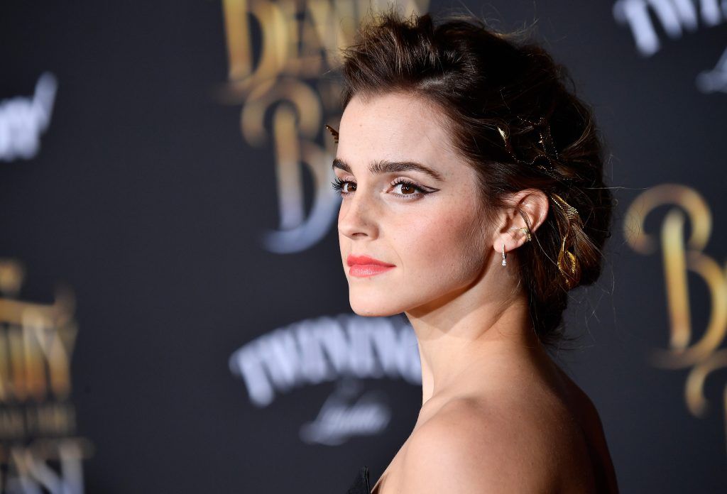 Actress Emma Watson attends Disney's 'Beauty and the Beast' premiere at El Capitan Theatre on March 2, 2017 in Los Angeles, California.  (Photo by Frazer Harrison/Getty Images)