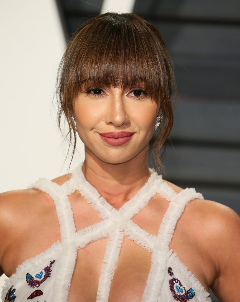 US actress Jackie Cruz poses as she arrives to the Vanity Fair Party following the 88th Academy Awards at The Wallis Annenberg Center for the Performing Arts in Beverly Hills, California, on February 26, 2017 (Photo by JEAN-BAPTISTE LACROIX/AFP/Getty Images)