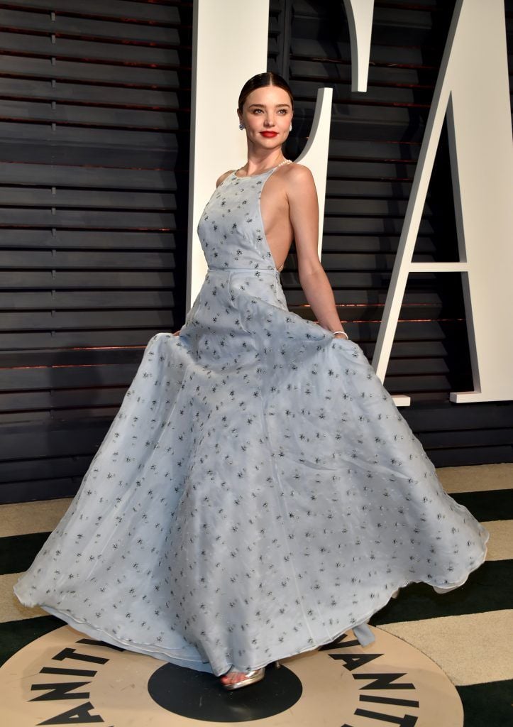 Model Miranda Kerr attends the 2017 Vanity Fair Oscar Party hosted by Graydon Carter at Wallis Annenberg Center for the Performing Arts on February 26, 2017 in Beverly Hills, California.  (Photo by Pascal Le Segretain/Getty Images)