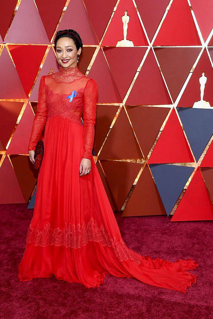 Actor Ruth Negga attends the 89th Annual Academy Awards at Hollywood & Highland Center on February 26, 2017 in Hollywood, California.  (Photo by Kevork Djansezian/Getty Images)