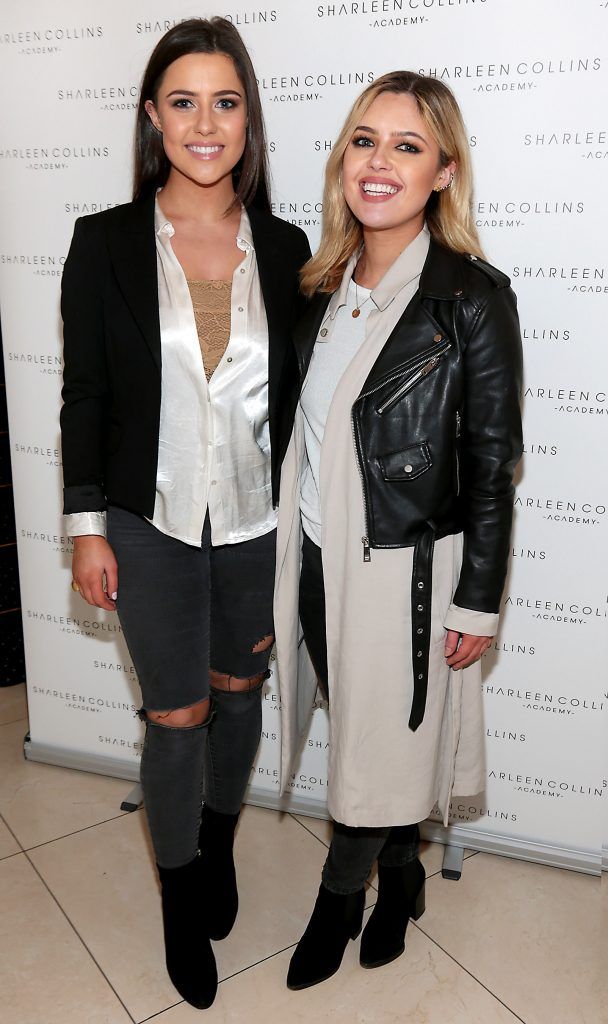 Babette Ryan and Bonnie Ryan pictured at the launch of Sharleen Collins Make-Up Academy in Leeson Street, Dublin (Picture: Brian McEvoy).