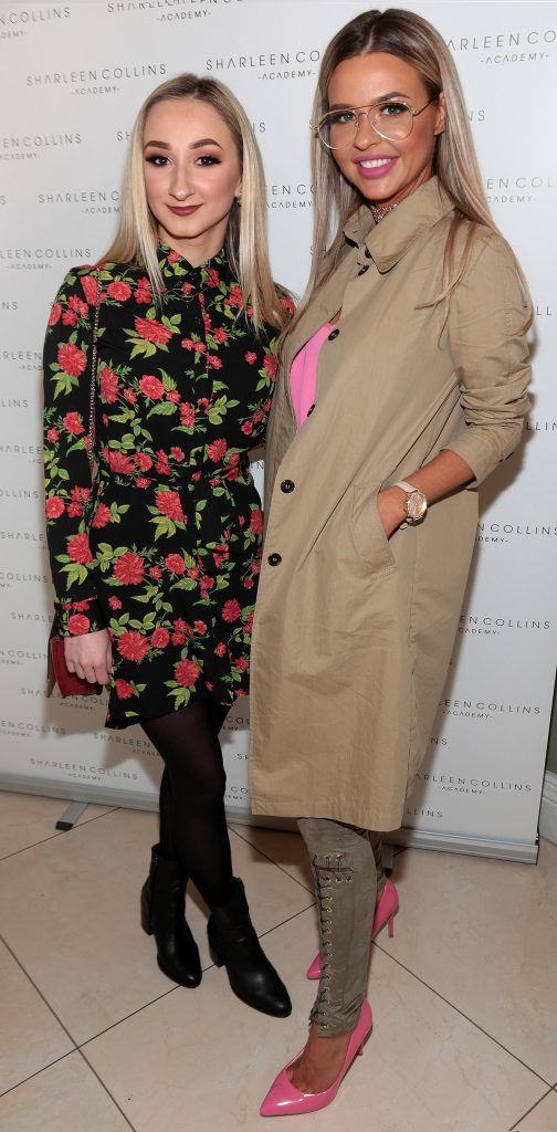 Anastasia Lamonosova Lena Morkuniene pictured at the launch of Sharleen Collins Make-Up Academy in Leeson Street, Dublin (Picture: Brian McEvoy).