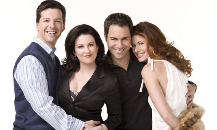 It's the Will & Grace cast taking selfies on the reunion set and being adorable