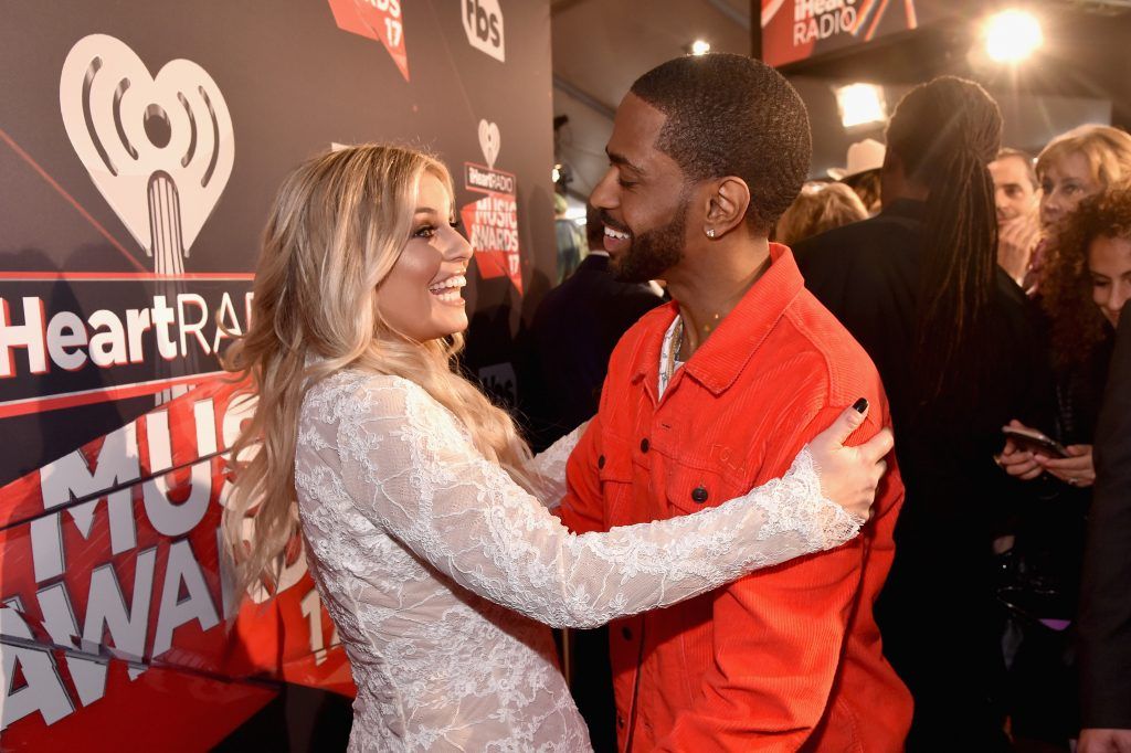 Radio personality Tanya Rad (L) and rapper Big Sean attend the 2017 iHeartRadio Music Awards which broadcast live on Turner's TBS, TNT, and truTV at The Forum on March 5, 2017 in Inglewood, California.  (Photo by Frazer Harrison/Getty Images for iHeartMedia)