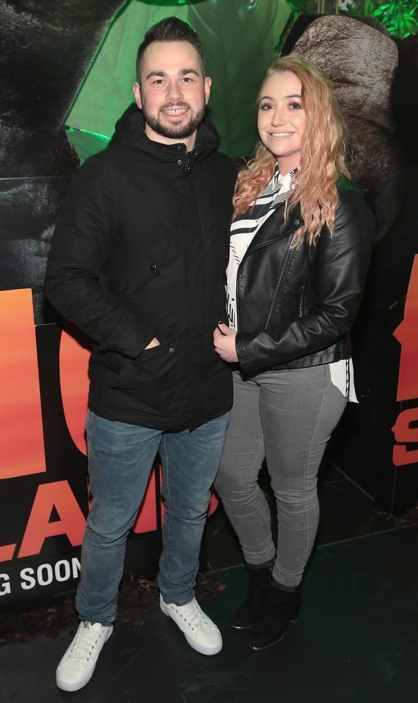 Robert Pullen and Sarah Pullen at the Irish premiere screening of Kong: Skull Island at The Savoy Cinema, Dublin (Picture: Brian McEvoy).