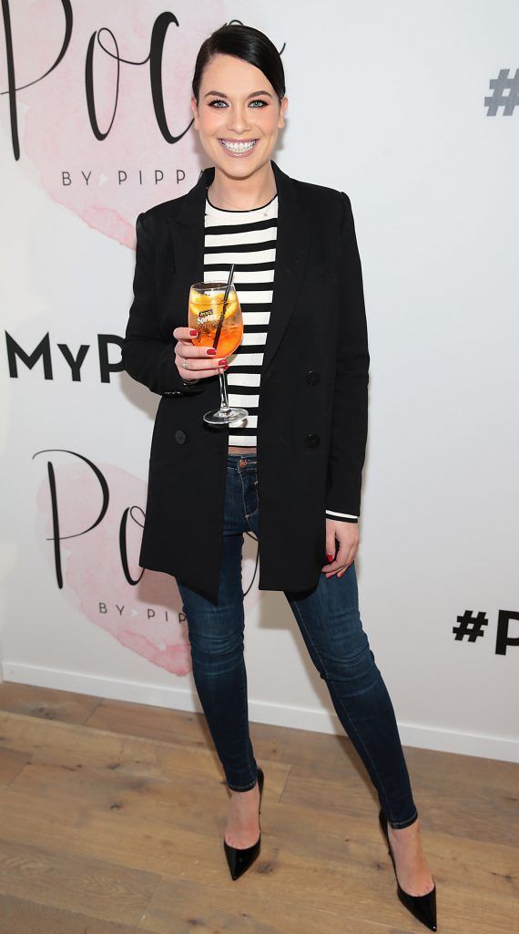 Michelle McGrath at the opening of the POCO by Pippa bespoke pop up denim store in Dundrum Town Centre, Dublin (Picture by Brian McEvoy).