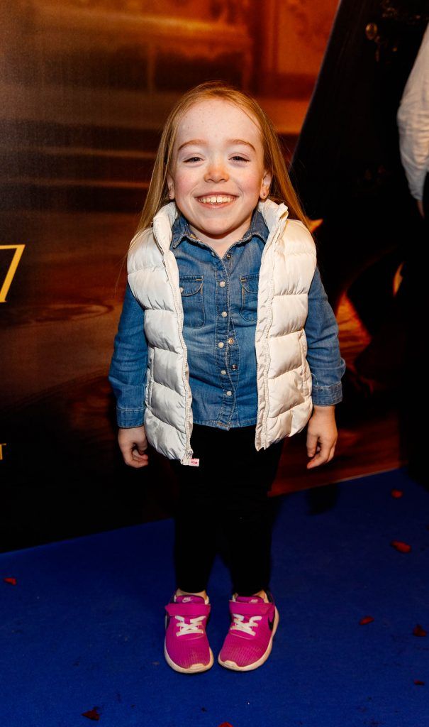Grace Cogan (9) pictured at the special preview screening of Disney's Beauty and the Beast at the SAVOY Cinema Dublin. Picture Andres Poveda