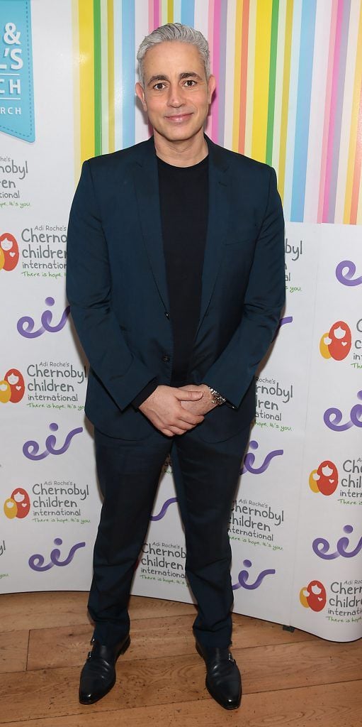 Baz Ashmawy at Liz and Noel's Chernobyl Lunch in Fire Restaurant, Mansion House on Dawson Street, Dublin (Photo by Brian McEvoy).