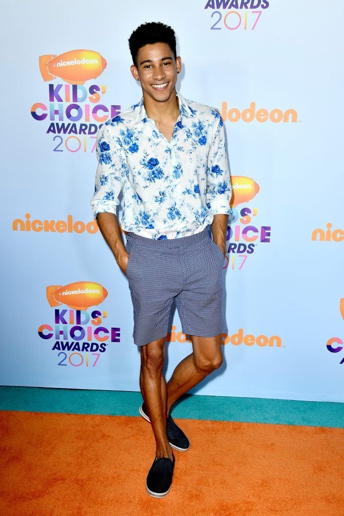 Actor Keiynan Lonsdale at Nickelodeon's 2017 Kids' Choice Awards at USC Galen Center on March 11, 2017 in Los Angeles, California.  (Photo by Frazer Harrison/Getty Images)