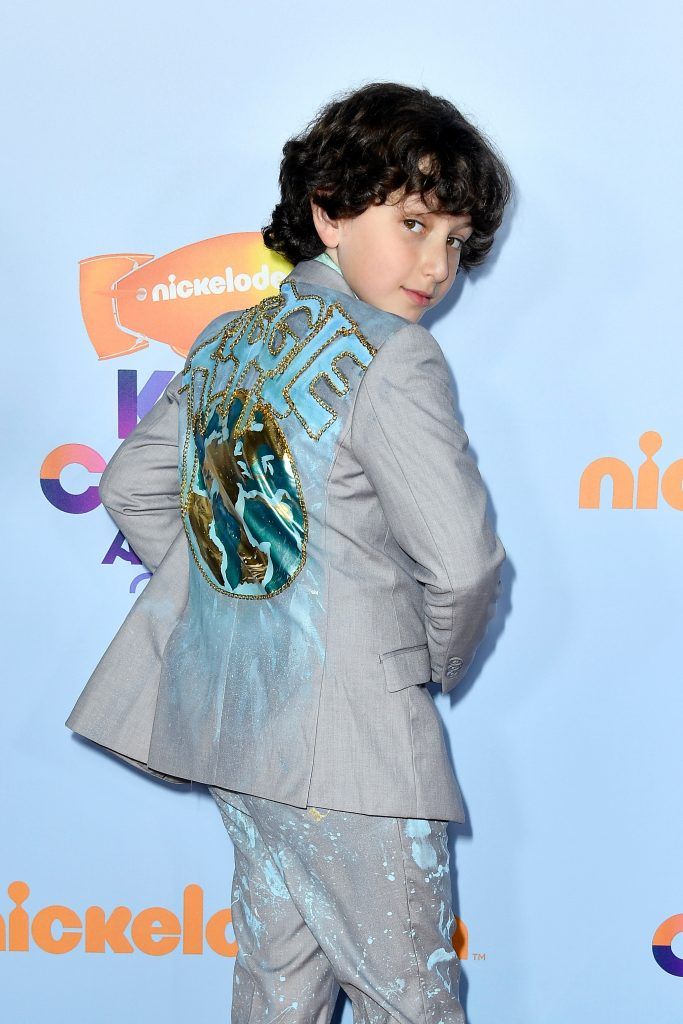 Actor August Maturo at Nickelodeon's 2017 Kids' Choice Awards at USC Galen Center on March 11, 2017 in Los Angeles, California.  (Photo by Frazer Harrison/Getty Images)