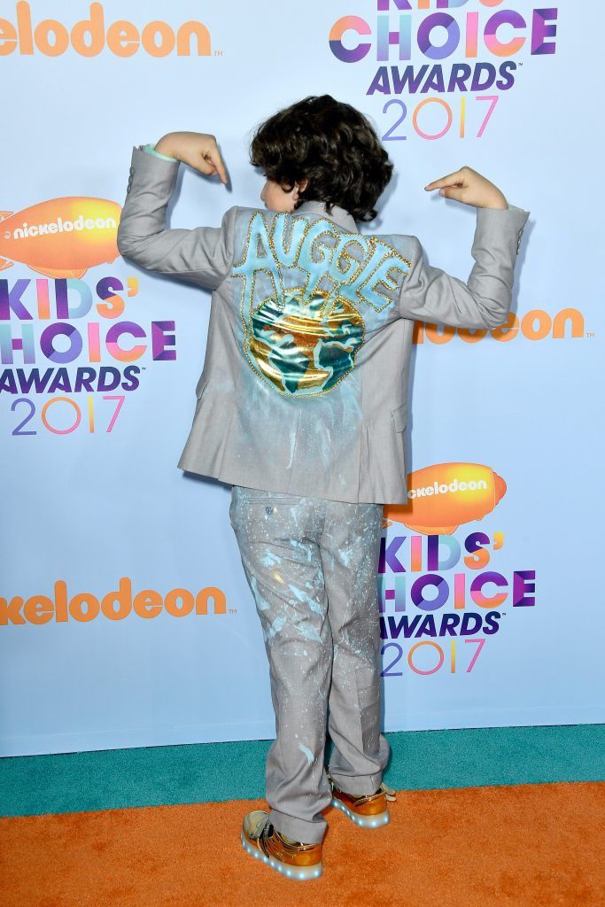 Actor August Maturo at Nickelodeon's 2017 Kids' Choice Awards at USC Galen Center on March 11, 2017 in Los Angeles, California.  (Photo by Frazer Harrison/Getty Images)