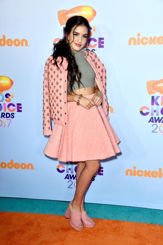 Actor Lilimar Hernandez at Nickelodeon's 2017 Kids' Choice Awards at USC Galen Center on March 11, 2017 in Los Angeles, California.  (Photo by Frazer Harrison/Getty Images)