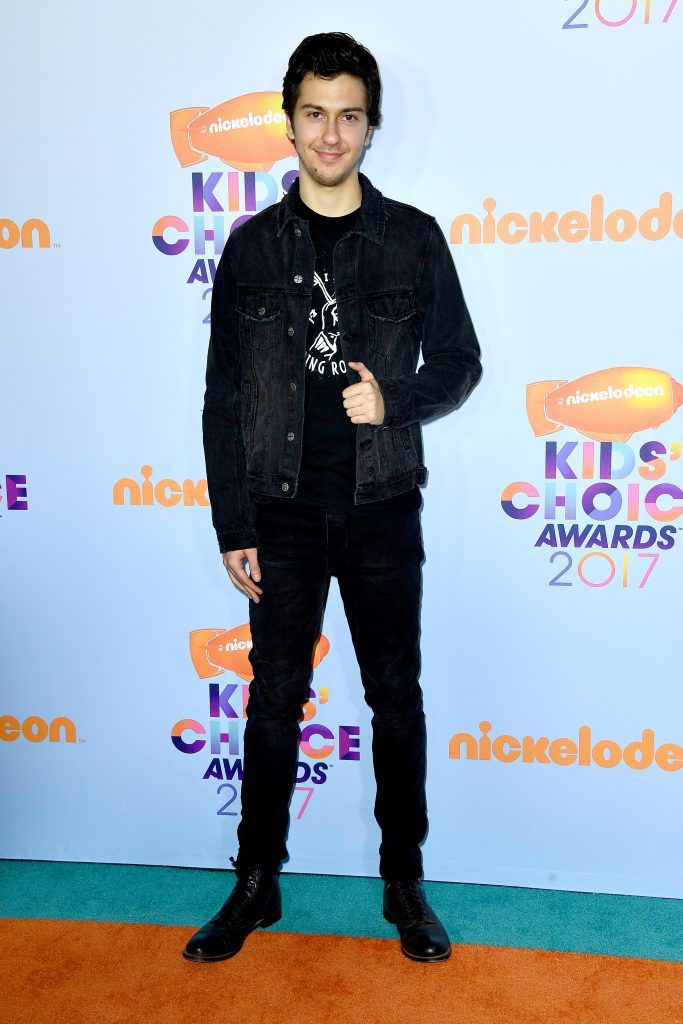 Actor Nat Wolff at Nickelodeon's 2017 Kids' Choice Awards at USC Galen Center on March 11, 2017 in Los Angeles, California.  (Photo by Frazer Harrison/Getty Images)