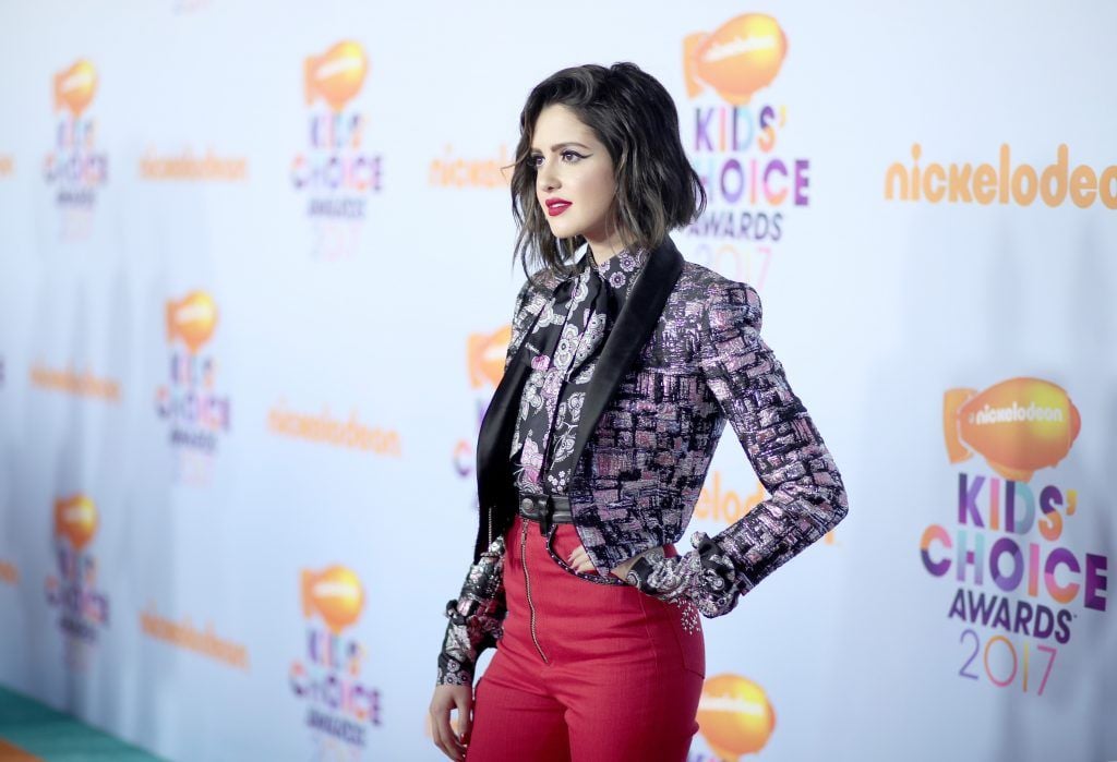 Actor Laura Marano at Nickelodeon's 2017 Kids' Choice Awards at USC Galen Center on March 11, 2017 in Los Angeles, California.  (Photo by Christopher Polk/Getty Images)