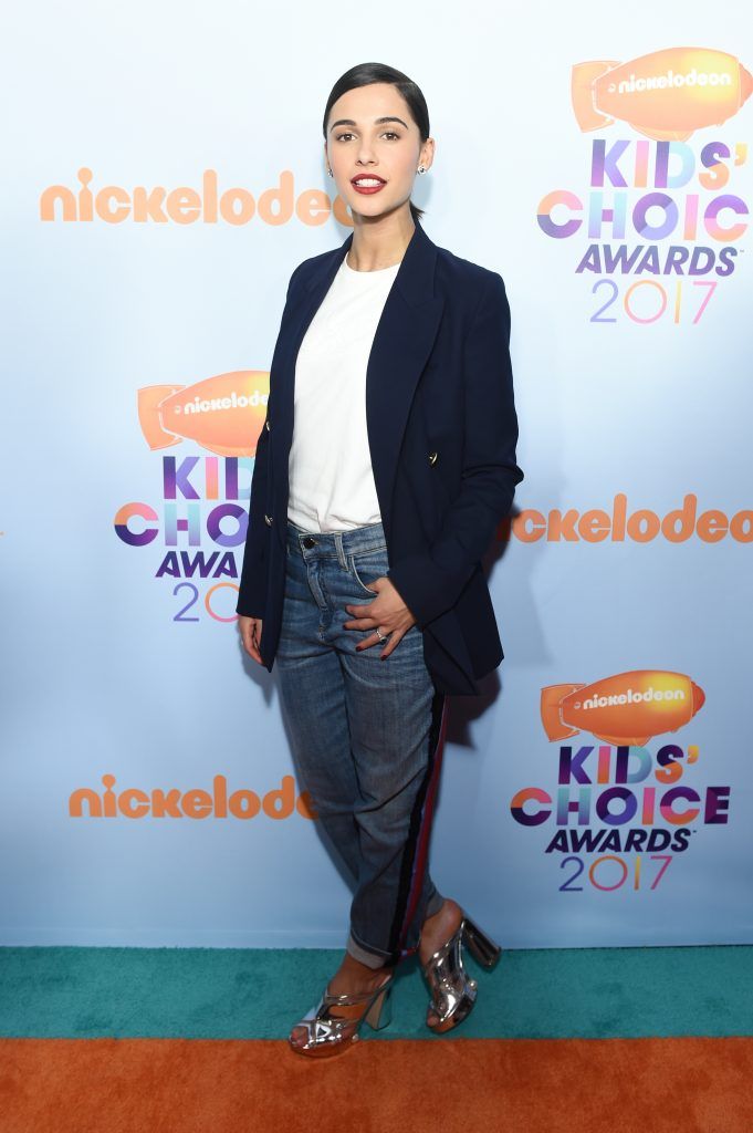 Actor Naomi Scott at Nickelodeon's 2017 Kids' Choice Awards at USC Galen Center on March 11, 2017 in Los Angeles, California.  (Photo by Emma McIntyre/Getty Images)