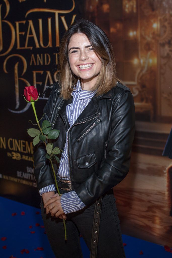 Lauren Arthurs  at the special preview screening of Disney's Beauty and the Beast at the Light House Cinema Dublin. Photo: Anthony Woods.