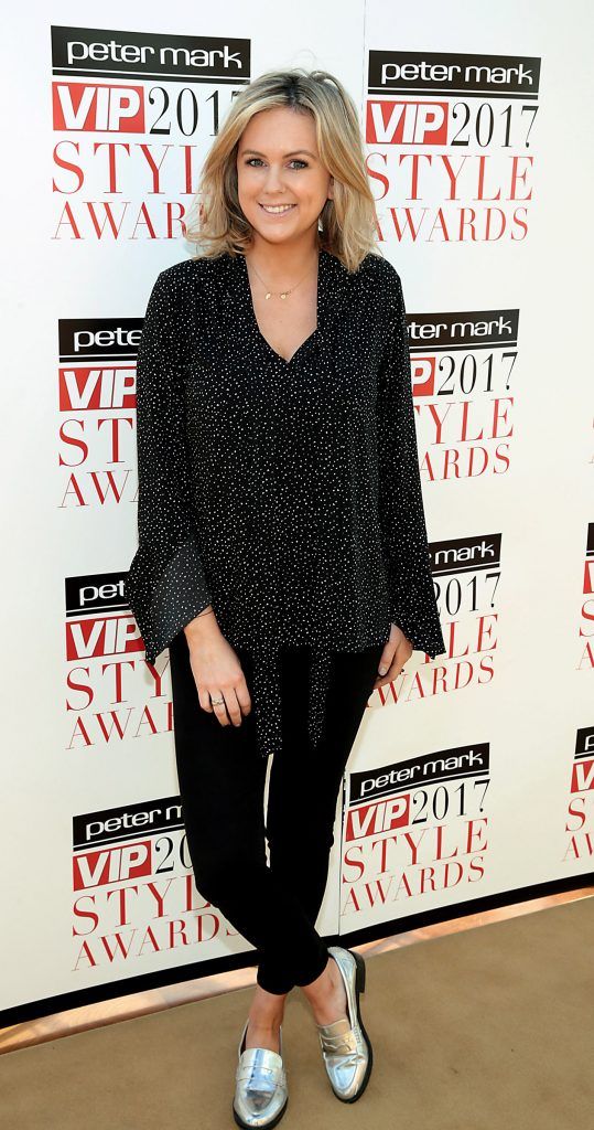 Cassie Stokes pictured at the launch of the Peter Mark VIP Style Awards 2017 at the Marker Hotel, Grand Canal Square, Dublin. Pictures by Brian McEvoy.