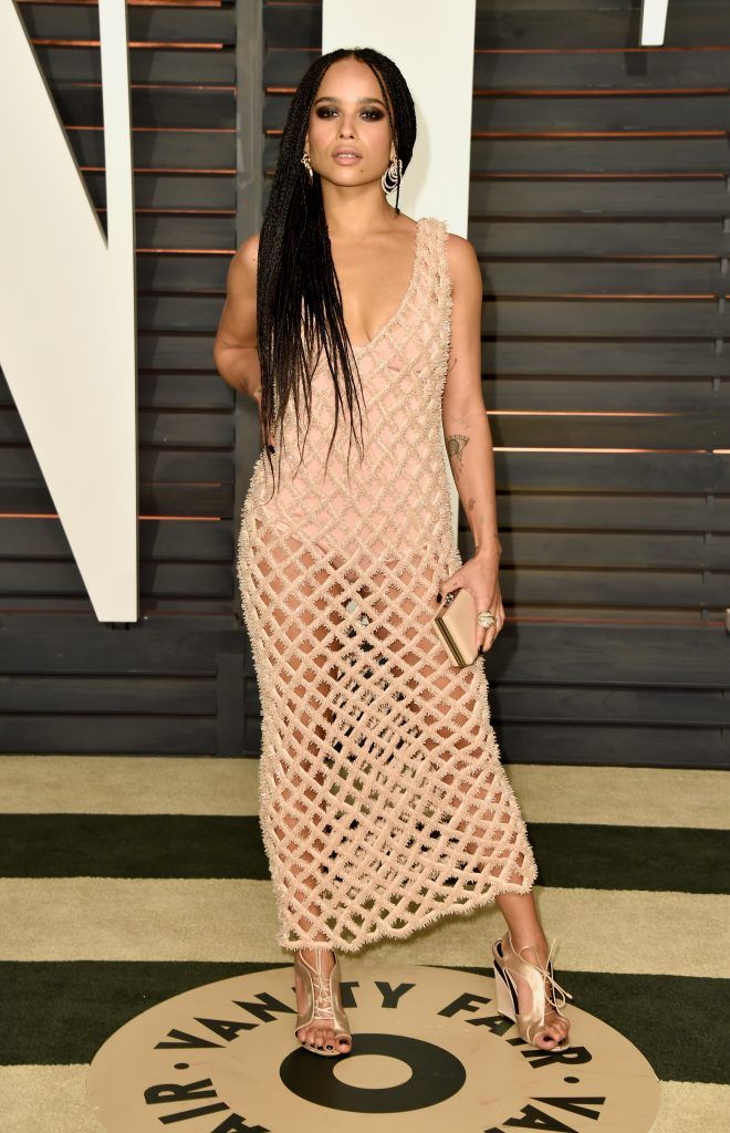 Zoe Kravitz attends the 2015 Vanity Fair Oscar Party hosted by Graydon Carter at Wallis Annenberg Center for the Performing Arts on February 22, 2015 in Beverly Hills, California.  (Photo by Pascal Le Segretain/Getty Images)