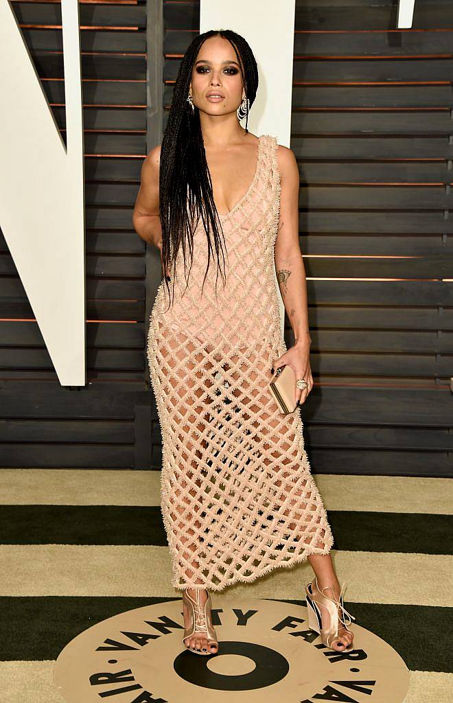 Zoe Kravitz attends the 2015 Vanity Fair Oscar Party hosted by Graydon Carter at Wallis Annenberg Center for the Performing Arts on February 22, 2015 in Beverly Hills, California.  (Photo by Pascal Le Segretain/Getty Images)