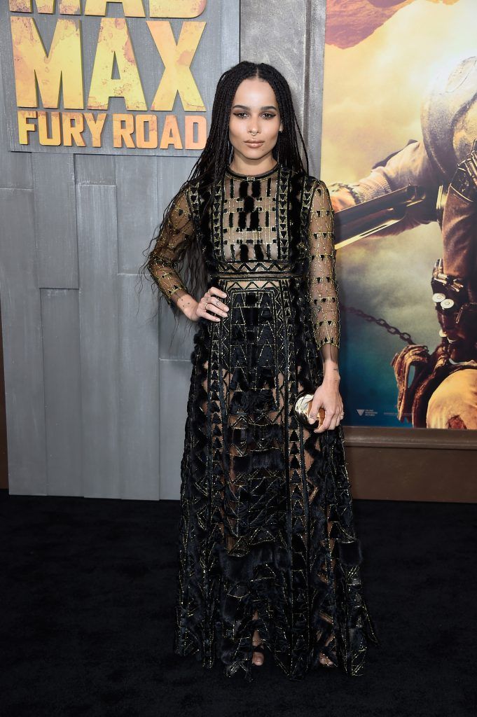 Zoe Kravitz attends the premiere of Warner Bros. Pictures' "Mad Max: Fury Road" at TCL Chinese Theatre on May 7, 2015 in Hollywood, California.  (Photo by Frazer Harrison/Getty Images)