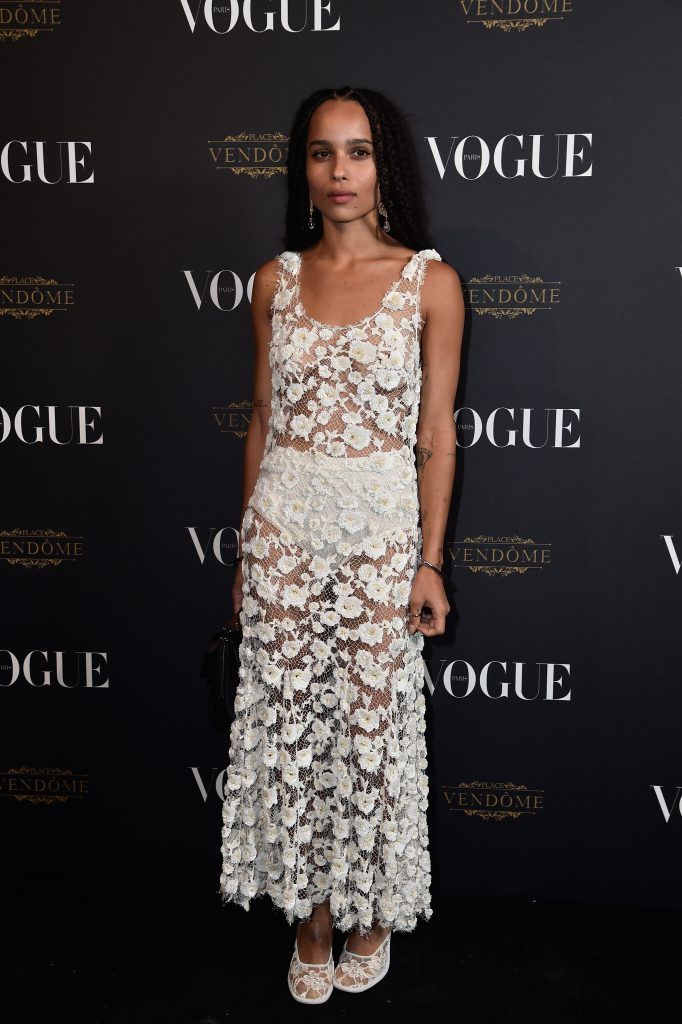 Zoe Kravitz attends the Vogue 95th Anniversary Party on October 3, 2015 in Paris, France.  (Photo by Pascal Le Segretain/Getty Images for Vogue)