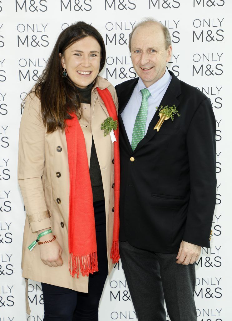 Annalise and Con Murphy at the St. Patrick's Day Festival VIP Breakfast proudly sponsored by Marks & Spencer at the Rooftop Cafe in M&S Grafton Street. Photo by Kieran Harnett