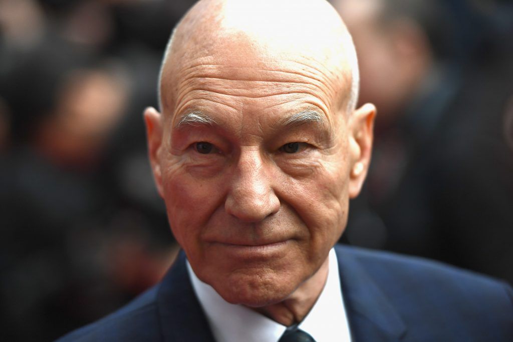 Actor Sir Patrick Stewart attends the THREE Empire awards at The Roundhouse on March 19, 2017 in London, England.  (Photo by Ian Gavan/Getty Images)
