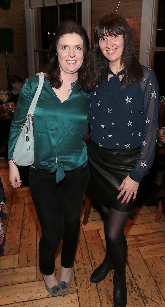 Lavinia Sweeney and Melanie Finn at the Bulmers Revolution, the unveiling of the new look Bulmers Original Irish Cider at Fade Street Social, Dublin. Pictures: Brian McEvoy