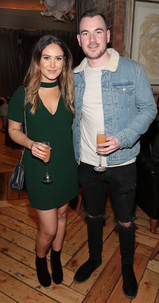 Orla McConnon and Ciaran O Reilly at the Bulmers Revolution, the unveiling of the new look Bulmers Original Irish Cider at Fade Street Social, Dublin. Pictures: Brian McEvoy