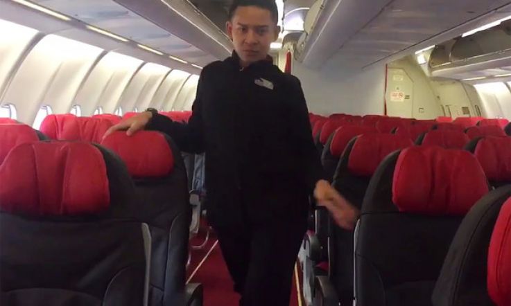 This flight attendant's rendition of Britney Spears' 'Toxic' is utterly fabulous