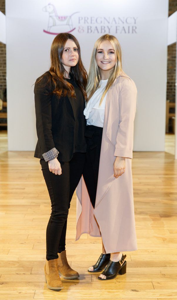 Sinead Dunne and Linda McDermot pictured at the Pregnancy and Baby Fair exclusive preview event ahead of the 2017 Fair which takes place in the RDS on Saturday and Sunday the 1st and 2nd of April 2017. Picture by Andres Poveda