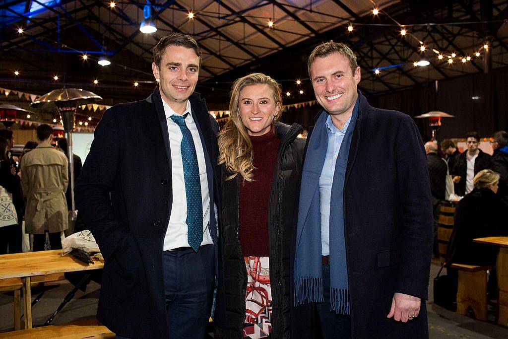 David Madigan Ciara O'Buachalla and Rory O'Farrell pictured at the launch of Strong Roots #KeepDigging - Adventures of a Food Truck campaign, which took place in the unique setting of the Fruit, Vegetable and Flower Market on Mary's Lane on 22/3/17. Photo by Richie Stokes