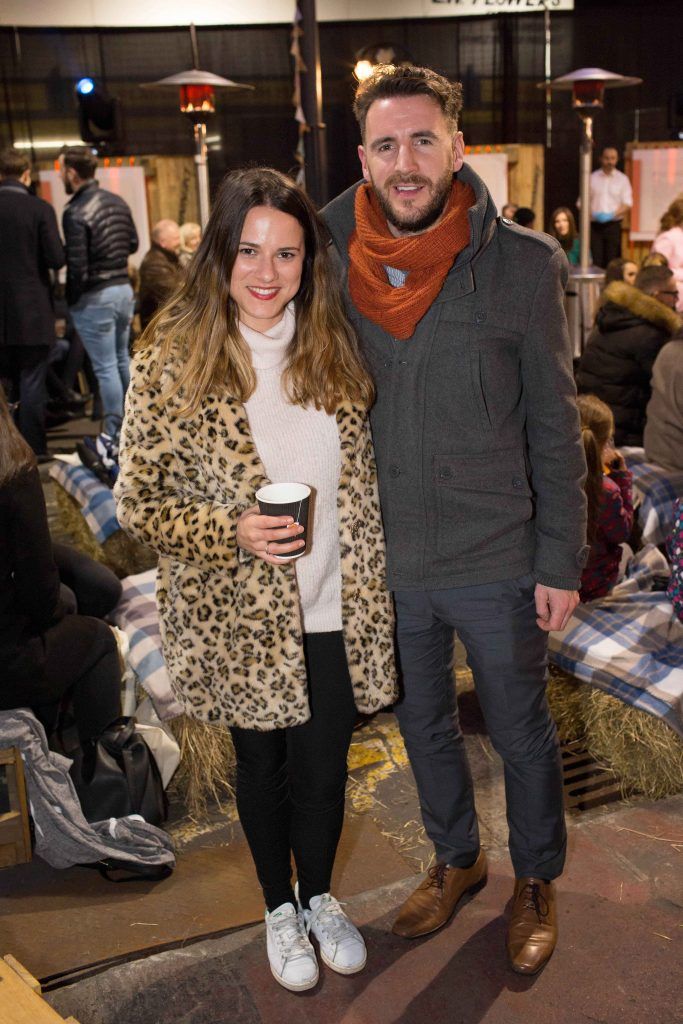 Elodie Noel and Damien Kelly pictured at the launch of Strong Roots #KeepDigging - Adventures of a Food Truck campaign, which took place in the unique setting of the Fruit, Vegetable and Flower Market on Mary's Lane on 22/3/17. Photo by Richie Stokes