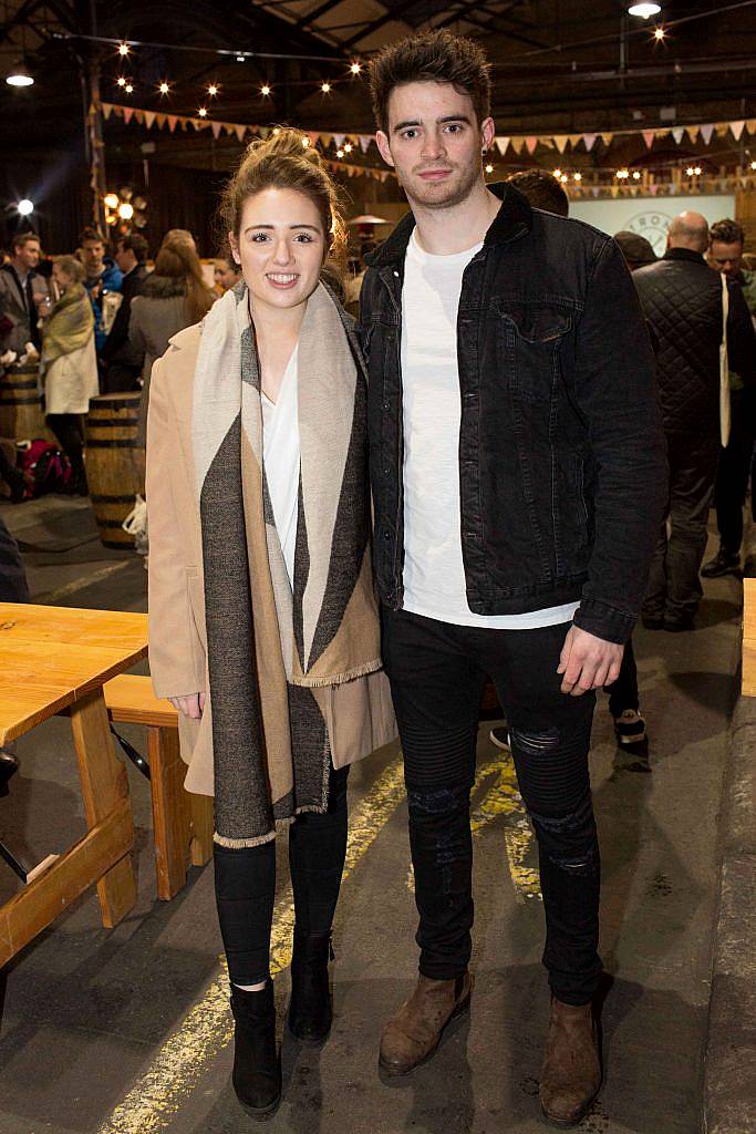  Lynn Callan and Peter Collins pictured at the launch of Strong Roots #KeepDigging - Adventures of a Food Truck campaign, which took place in the unique setting of the Fruit, Vegetable and Flower Market on Mary's Lane on 22/3/17. Photo by Richie Stokes