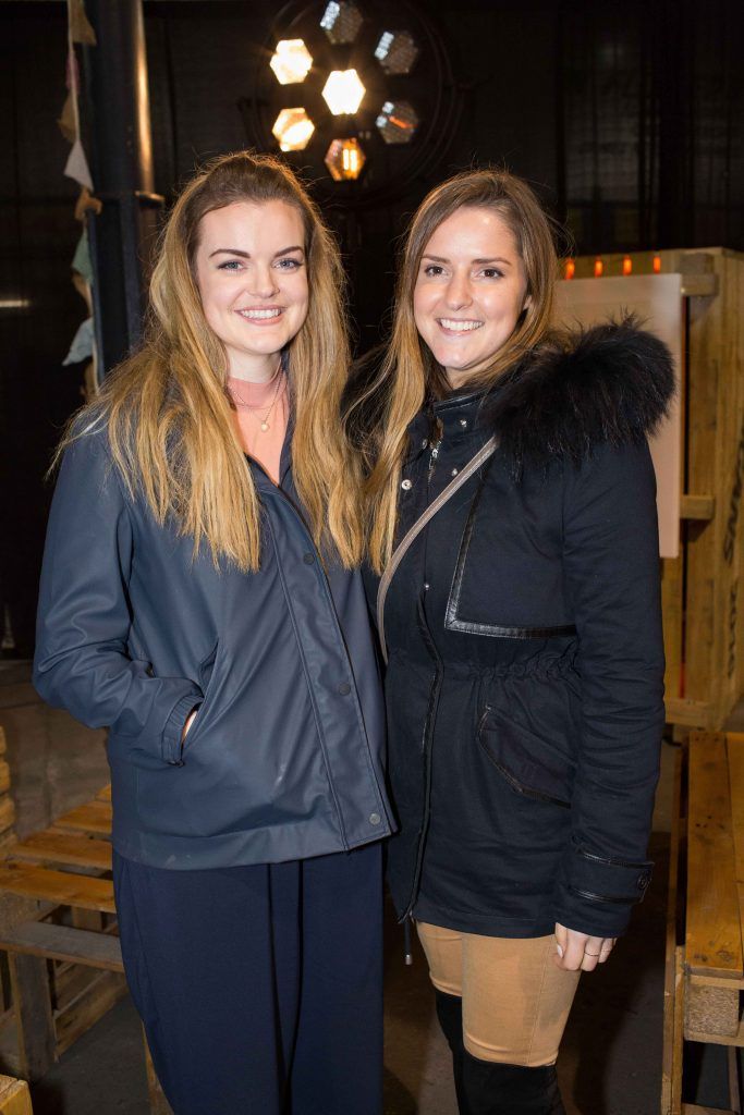  Sonia O'Loughlin and Catherine Bergin   pictured at the launch of Strong Roots #KeepDigging - Adventures of a Food Truck campaign, which took place in the unique setting of the Fruit, Vegetable and Flower Market on Mary's Lane on 22/3/17. Photo by Richie Stokes