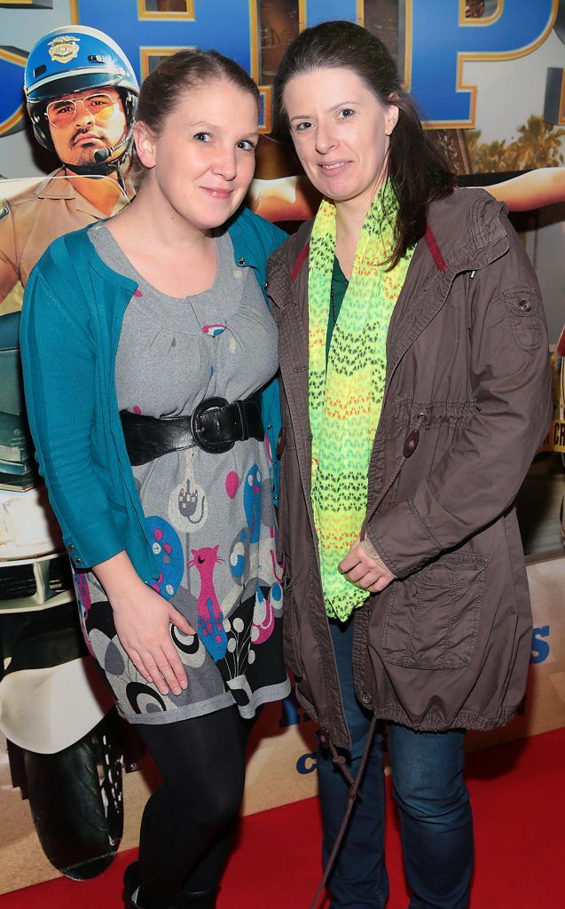 Laura Smith and Caroline Duff at the special preview screening of the film 'Chips ' at Cineworld, Dublin. Pictures by Brian McEvoy