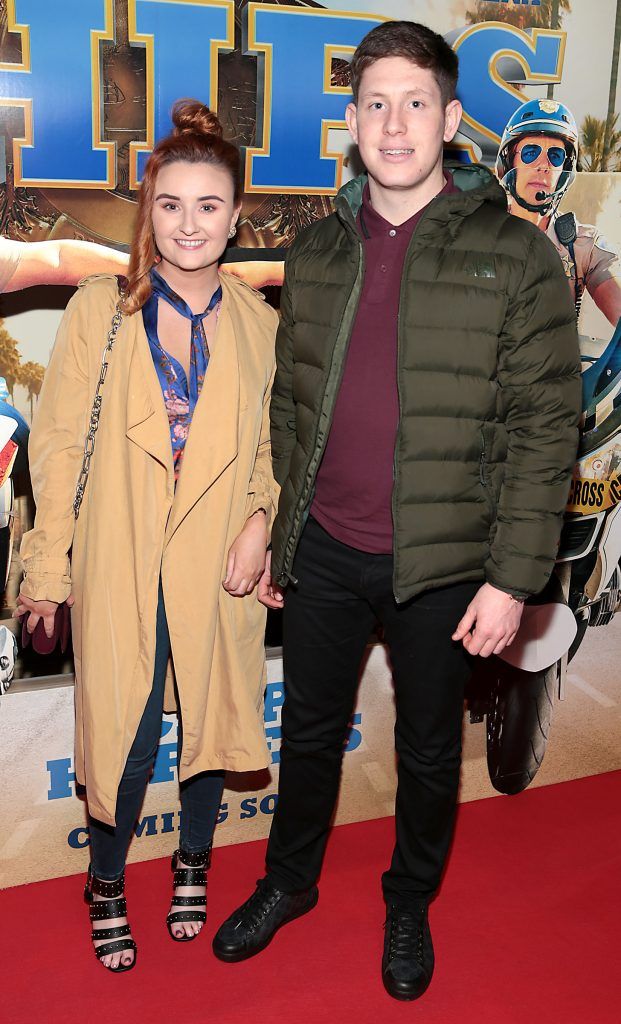 Gemma Smith and Josh Douglas at the special preview screening of the film 'Chips ' at Cineworld, Dublin. Pictures by Brian McEvoy