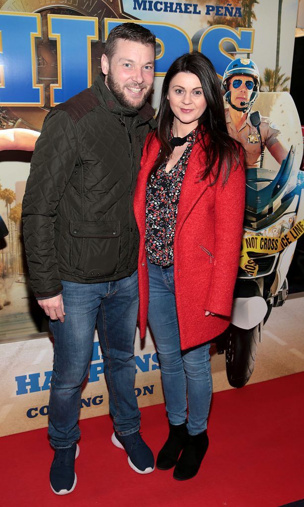 Paul Kendellen and Gillian Kendellen at the special preview screening of the film 'Chips ' at Cineworld, Dublin. Pictures by Brian McEvoy