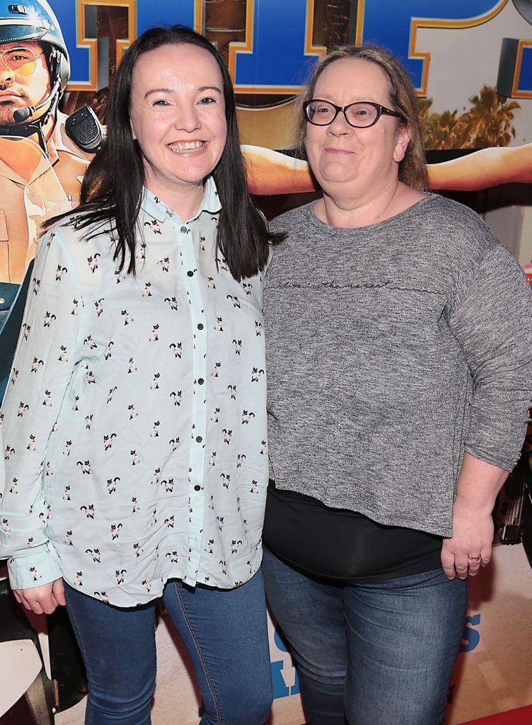 Sandra Newman and Sandra Deane at the special preview screening of the film 'Chips ' at Cineworld, Dublin. Pictures by Brian McEvoy