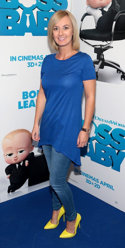 Kelly Nolan pictured at the special preview screening of Boss Baby at The Odeon Cinema in Point Village, Dublin. Picture by Brian McEvoy.