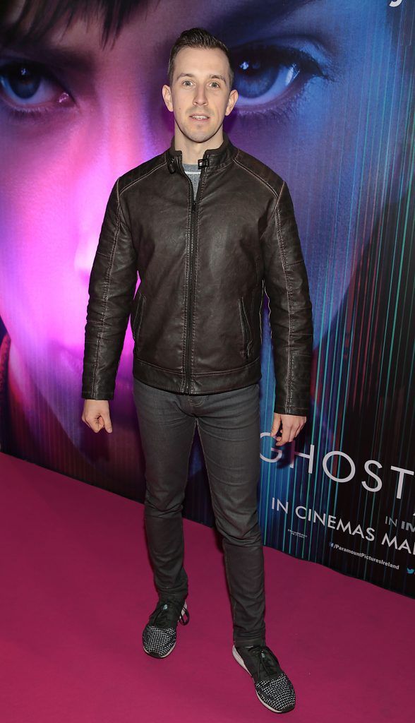 Luke O Faolain ictured at the special preview screening of the film Ghost in the Shell at Cineworld, Dublin. Picture: Brian McEvoy.