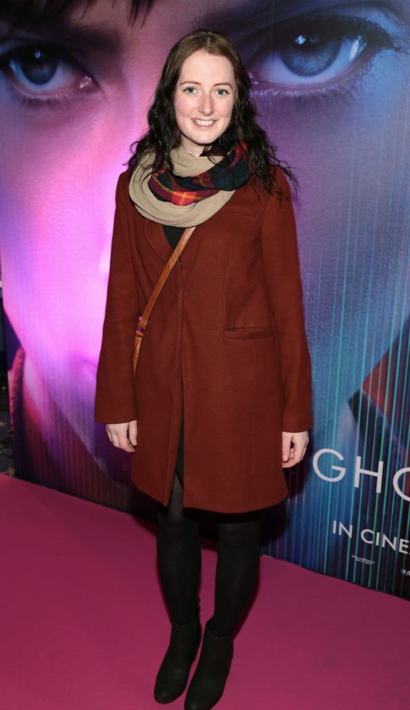 Laura Connolly ictured at the special preview screening of the film Ghost in the Shell at Cineworld, Dublin. Picture: Brian McEvoy.