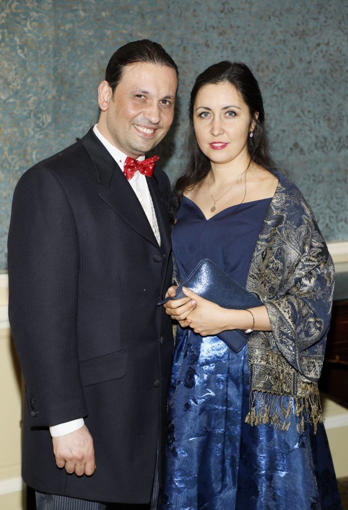 Ghandi and Ghigita Mallak at the Law Society Spring Gala held at the InterContinental Hotel-photo Kieran Harnett