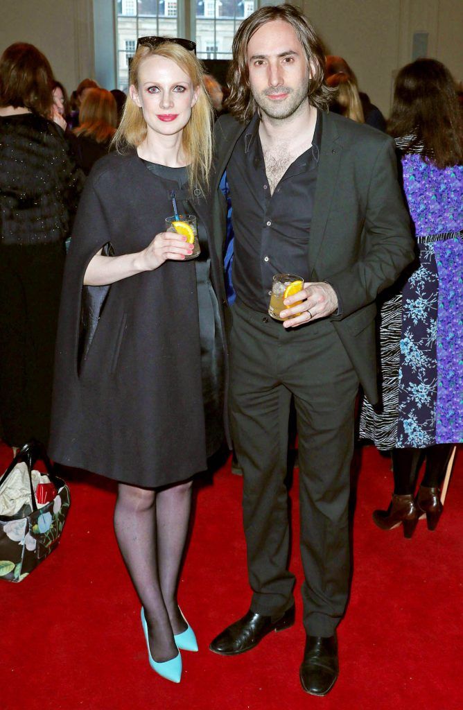 Anna Taylor and Paul Lynch pictured at The Hennessy Literary Awards at IMMA Kilmainham Pic: Marc O'Sullivan