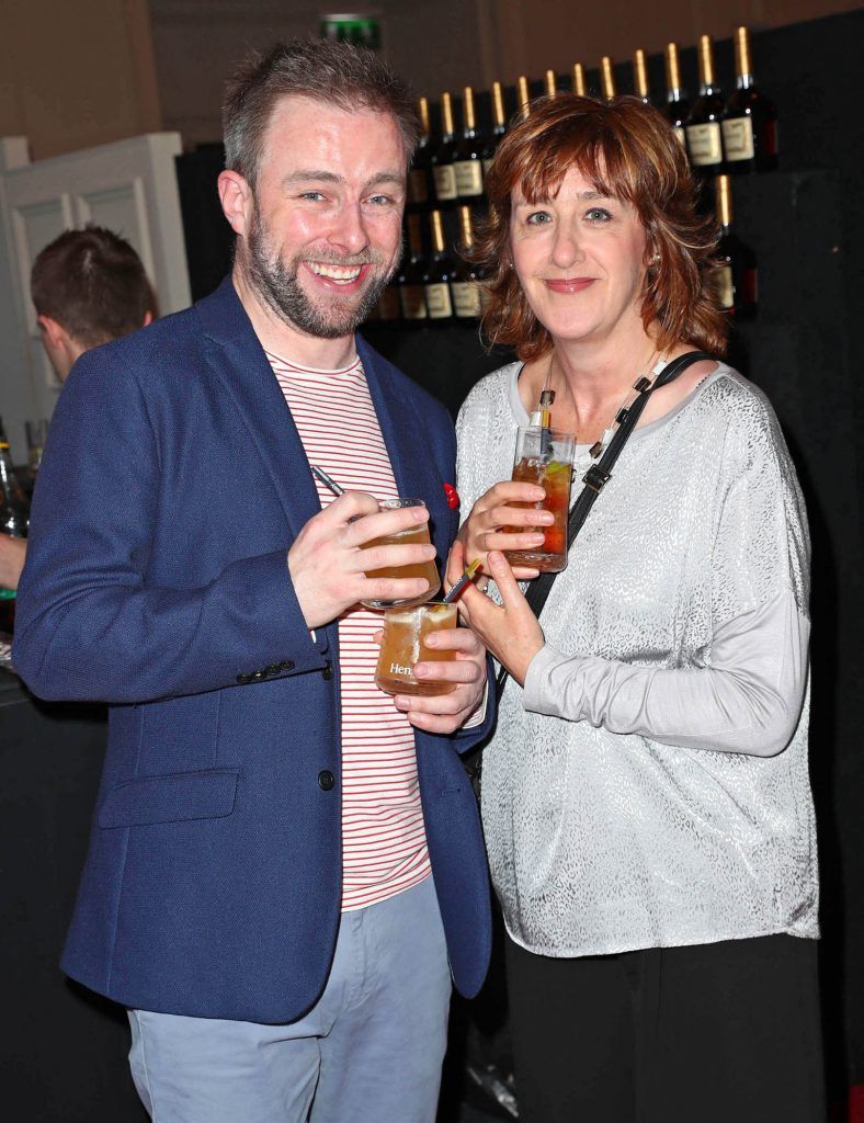 Daire Fallon and Carol Kelehan pictured at The Hennessy Literary Awards at IMMA Kilmainham Pic: Marc O'Sullivan