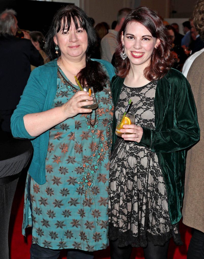 Mairead and Roisin Kelly pictured at The Hennessy Literary Awards at IMMA Kilmainham Pic: Marc O'Sullivan