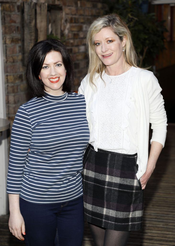 Deirdre Reynolds and Erin McCafferty at the launch of the Fairyhouse Easter Festival 2017 in House, Leeson Street, Dublin on 29th March 2017. Photo by Kieran Harnett