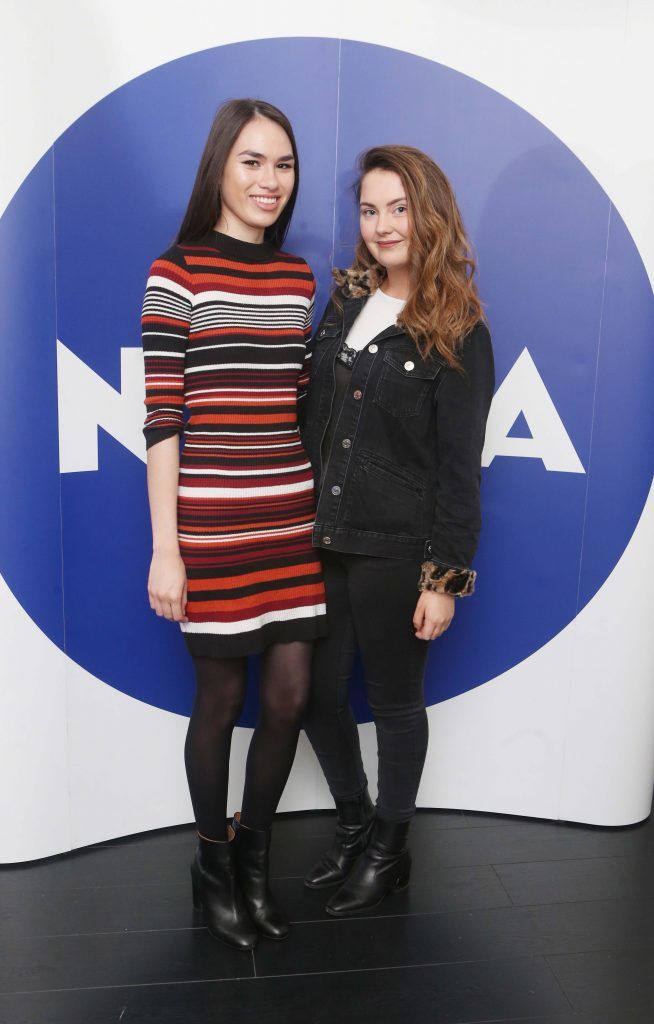 Mei Ling Tang and Michaelle Daly pictured as The Nivea Cleansing Blue Room hosted Lauren Murphy, The Voice UK & celebrity make-up artist as well as Dramatic Mac and the NIVEA skincare and MUA team. The event took place in Dylan Bradshaw on South William Street 2. Photo: Leon Farrell/Photocall Ireland.
